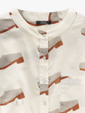 Blusa Con Estampado De Socas 100% Algodón