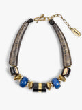 Collar Corto Segmentado Maxi Con Cuentas