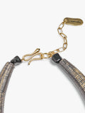 Collar Corto Segmentado Maxi Con Cuentas
