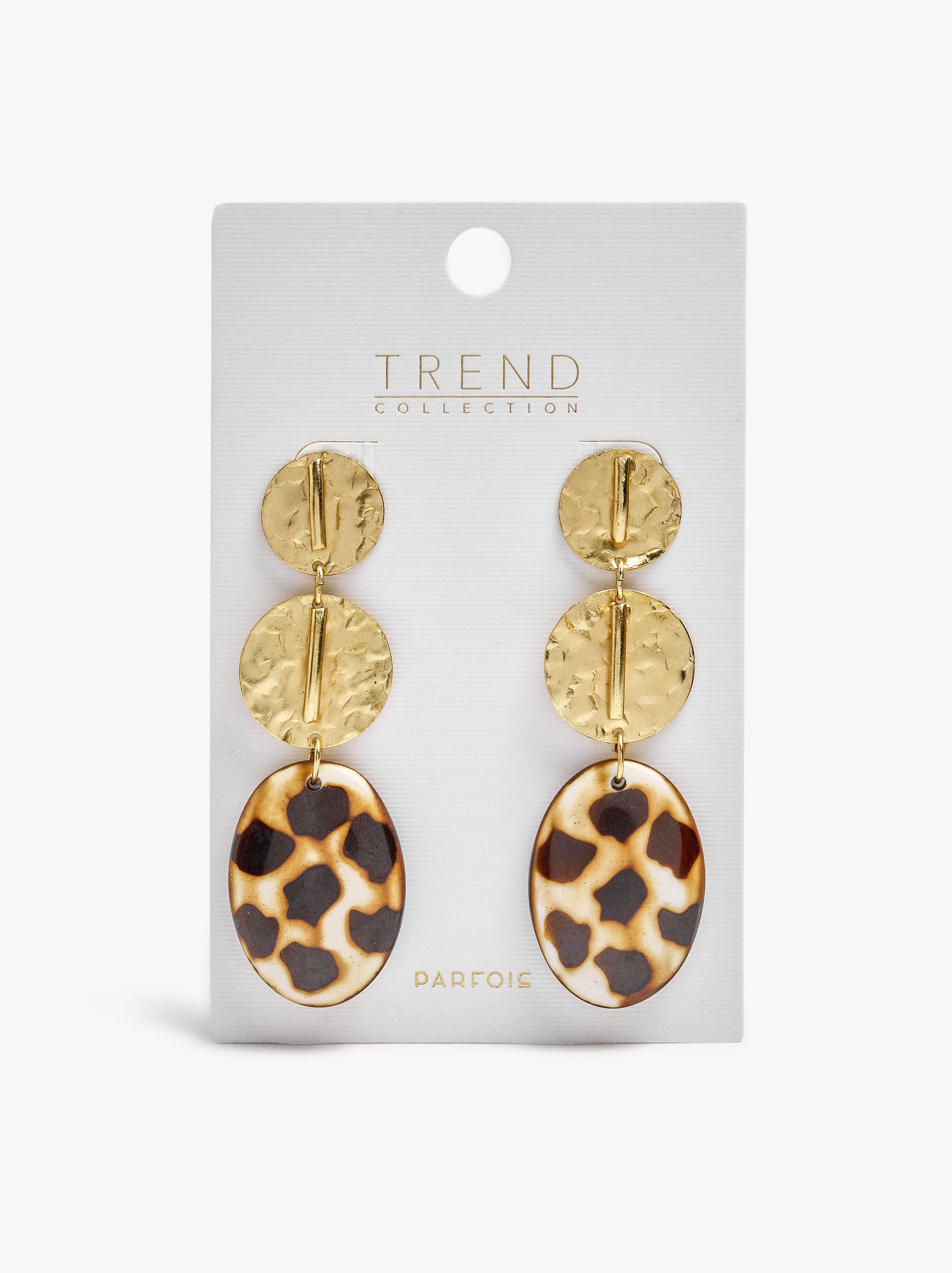Pendientes Maxi Con Forma Ovalada Largos