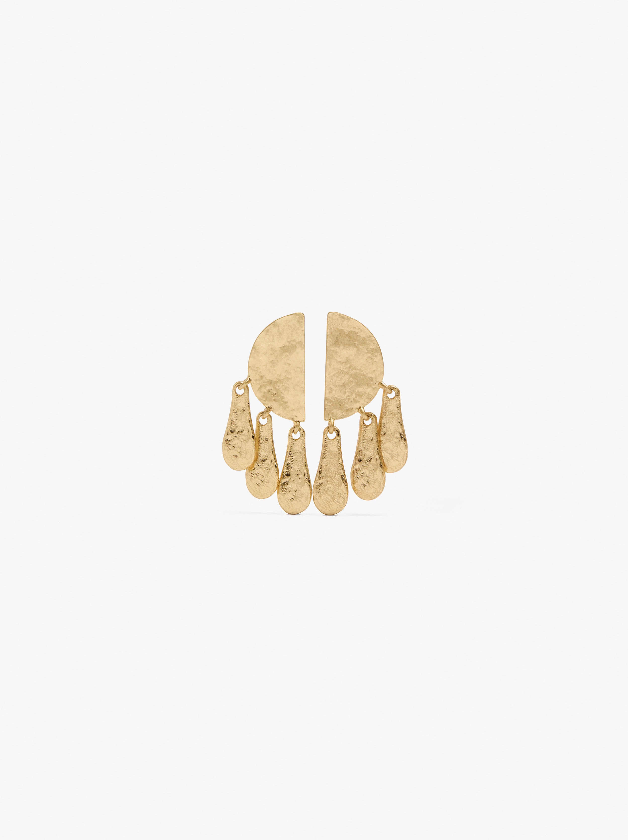 Pendientes Maxi Con Semicírculos