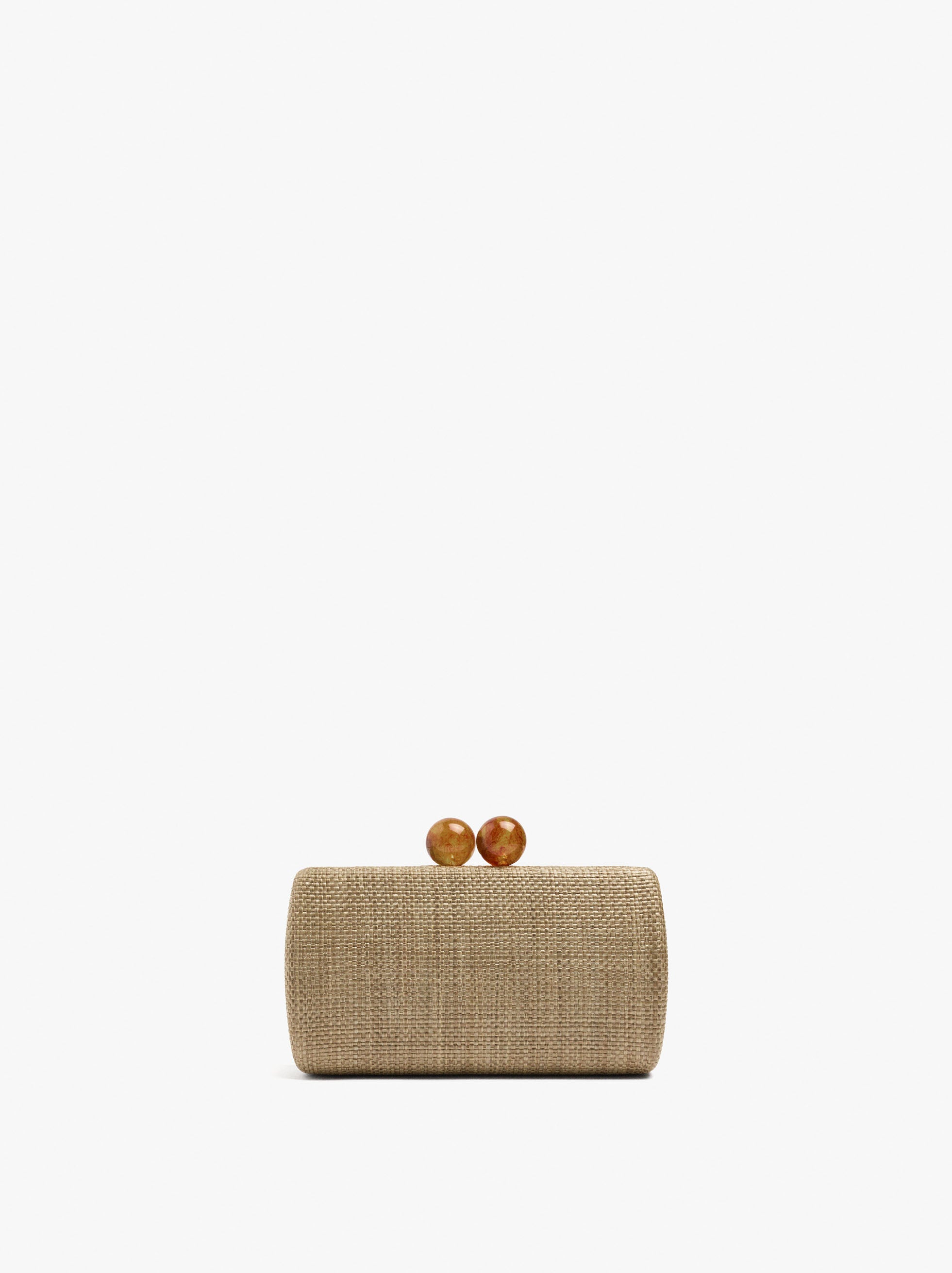 Clutch De Fiesta Efecto Rafia