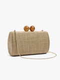 Clutch De Fiesta Efecto Rafia