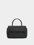 Bolso Tote De Nylon Con Doble Solapa