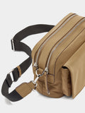 Bolso Bandolera De Nylon Con Solapa