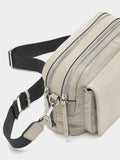 Bolso Bandolera De Nylon Con Solapa