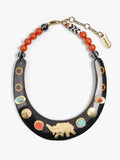 Collar Choker Con Cerámica Y Piedra