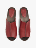 Sandalias Tipo Zueco De Piel Con Tachuelas