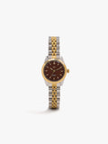 Reloj Bicolor Con Pulsera De Acero Inoxidable