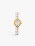 Reloj Con Multipulsera De Perlas