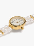 Reloj Con Multipulsera De Perlas