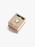 Reloj Con Multipulsera De Perlas