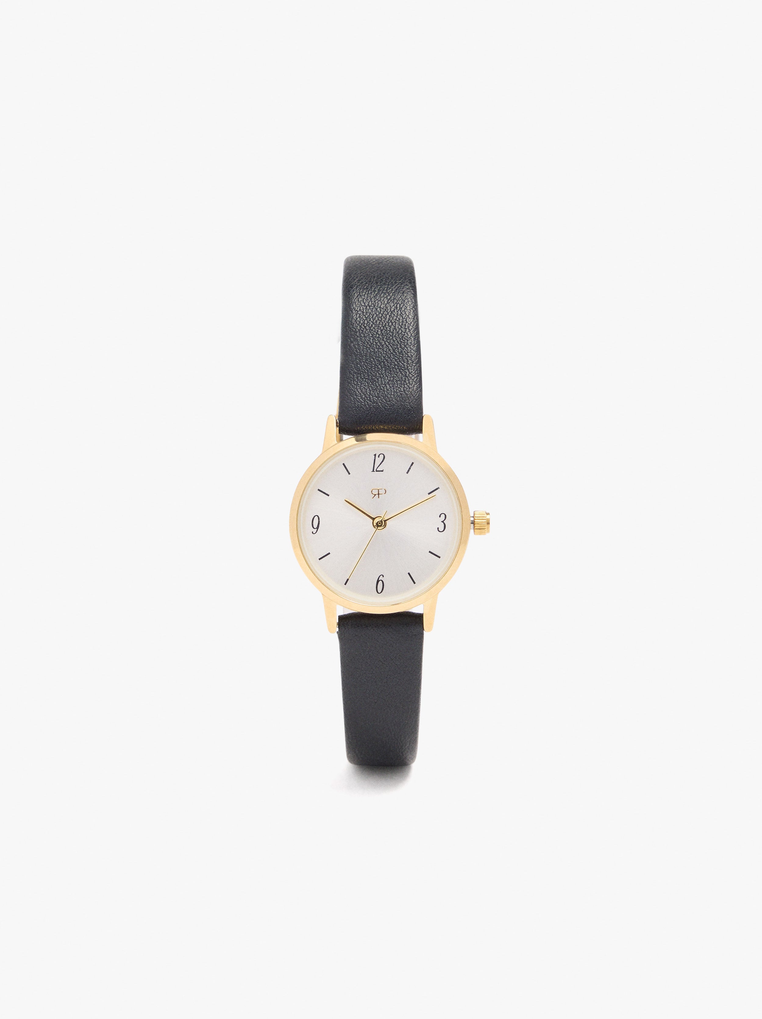 Reloj Redondo Pulsera Con Textura