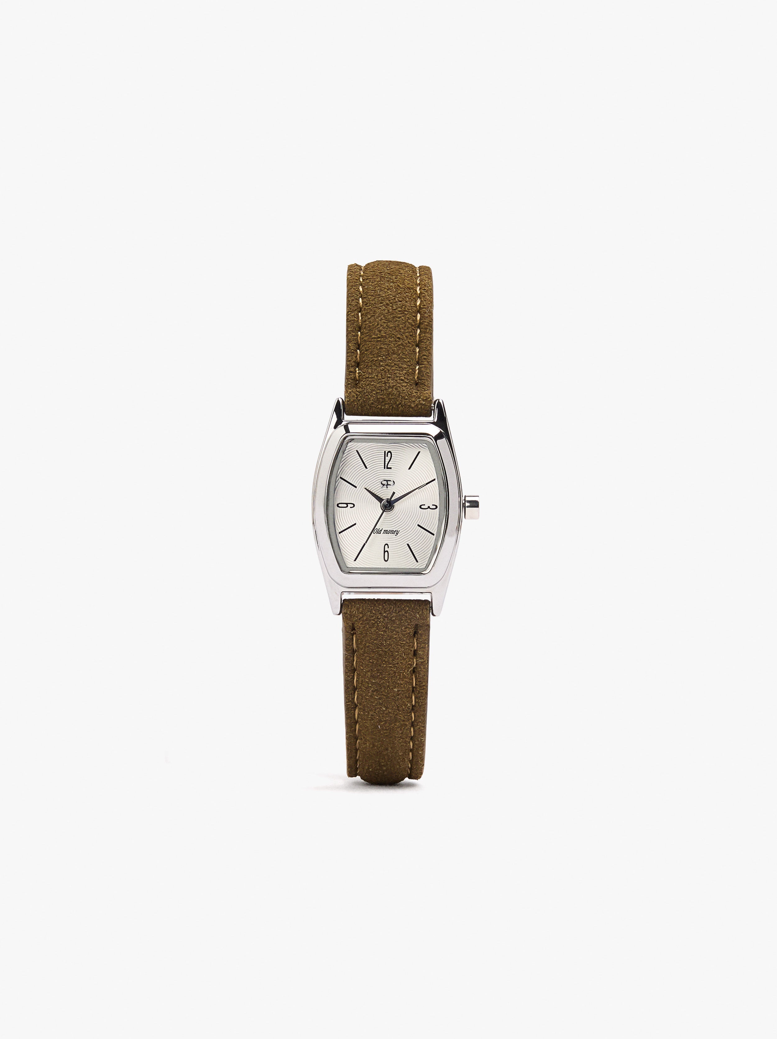 Reloj Redondo Pulsera Con Textura