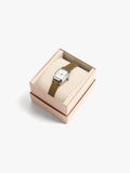 Reloj Redondo Pulsera Con Textura