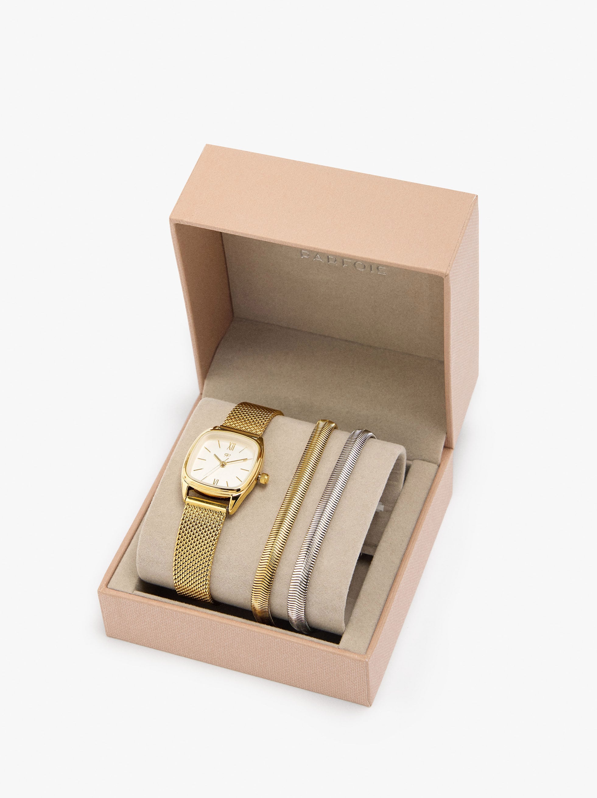 Set De Reloj Con Pulseras