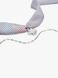 Collar De Tela Con Charm Trébol