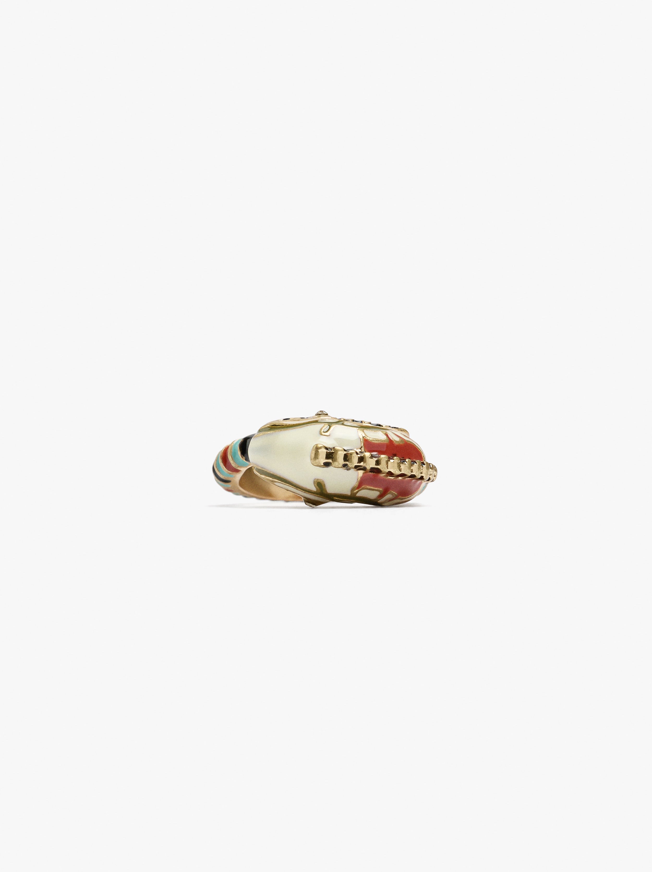 Anillo Con Pez Esmaltado