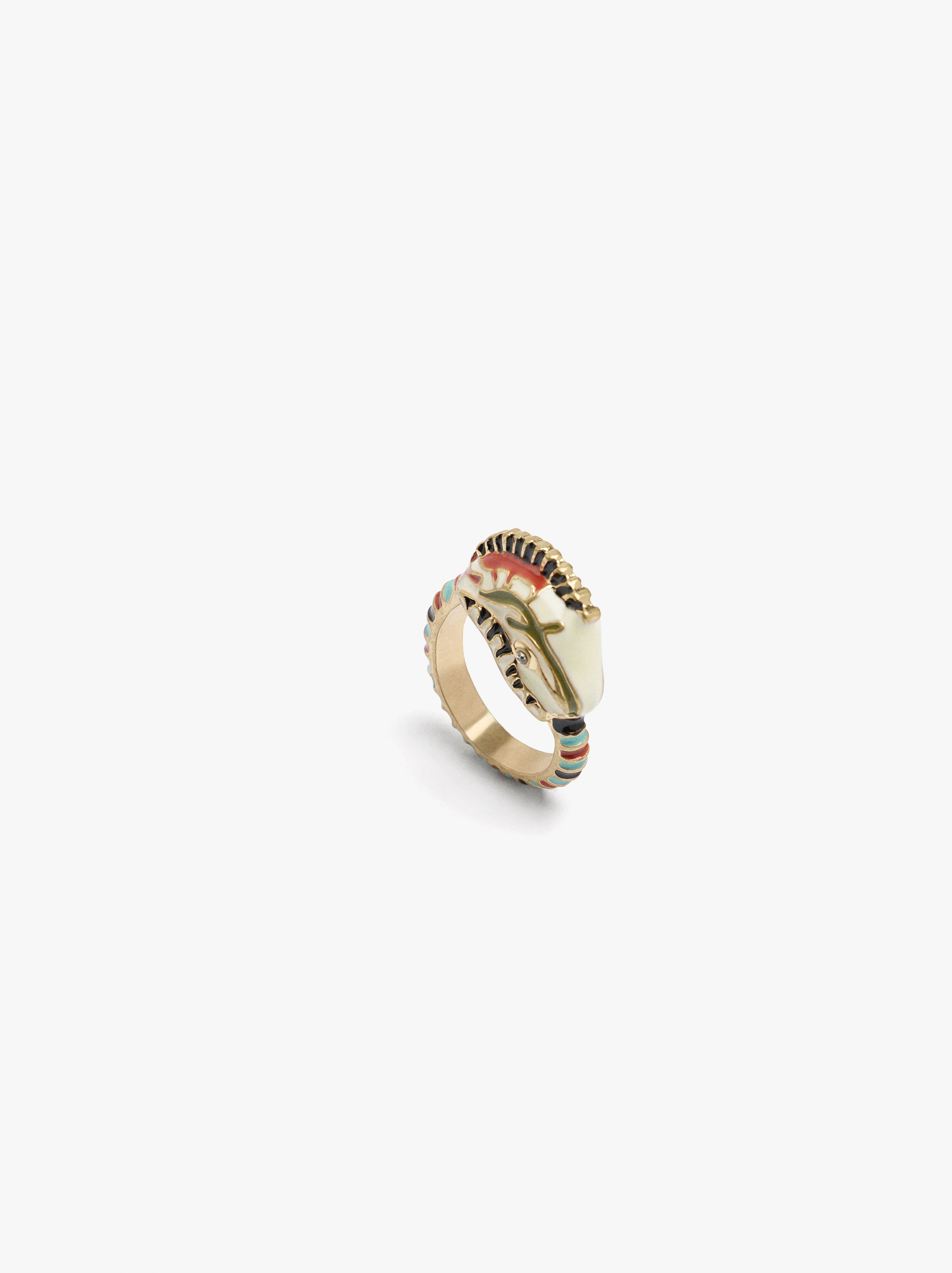 Anillo Con Pez Esmaltado