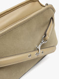 Bolso Bandolera Detalles De Piel Con Cinturón