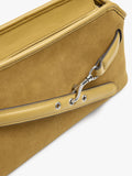 Bolso Bandolera Detalles De Piel Con Cinturón