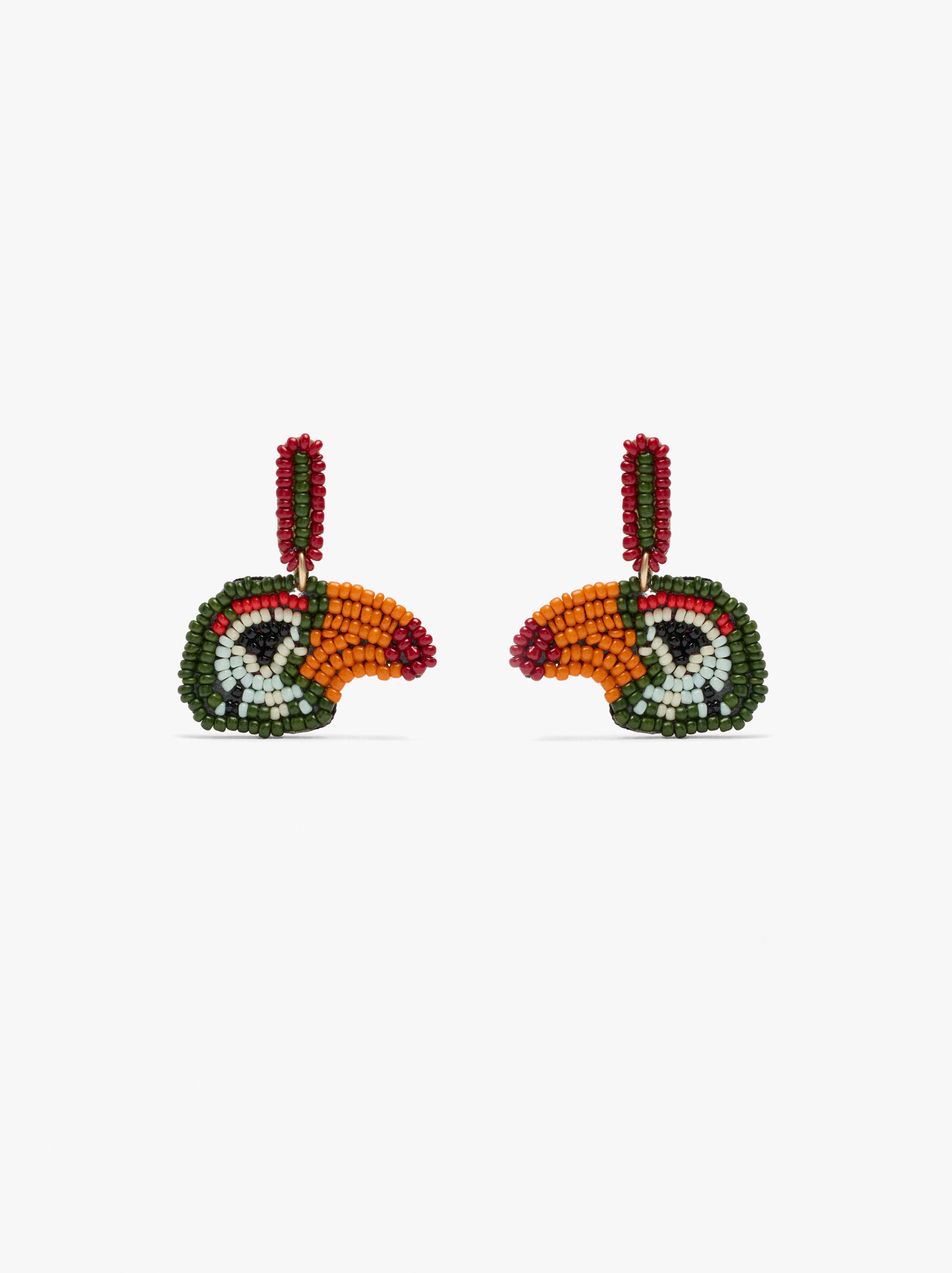 Pendientes Pájaros Con Abalorios