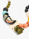 Collar De Cuentas Con Detalle De Pájaro