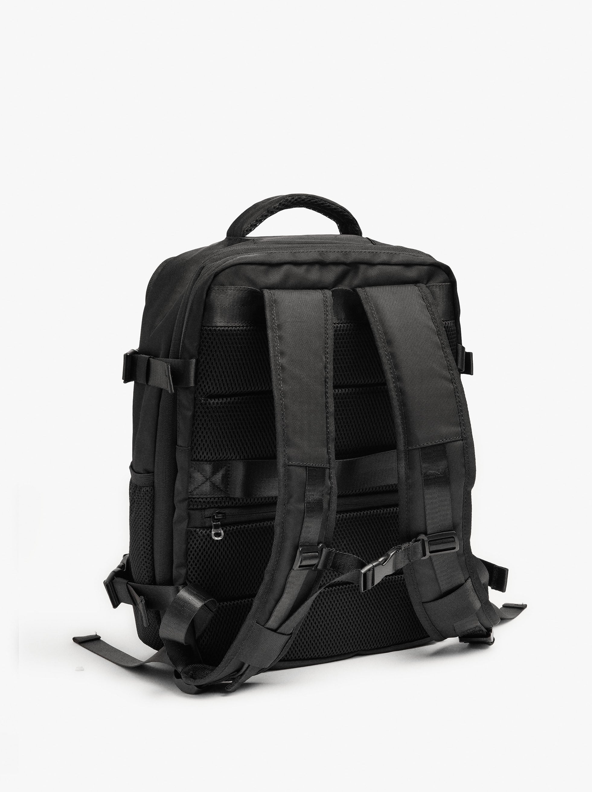 Mochila De Cabina Nylon Extensible Con Porta-Botella