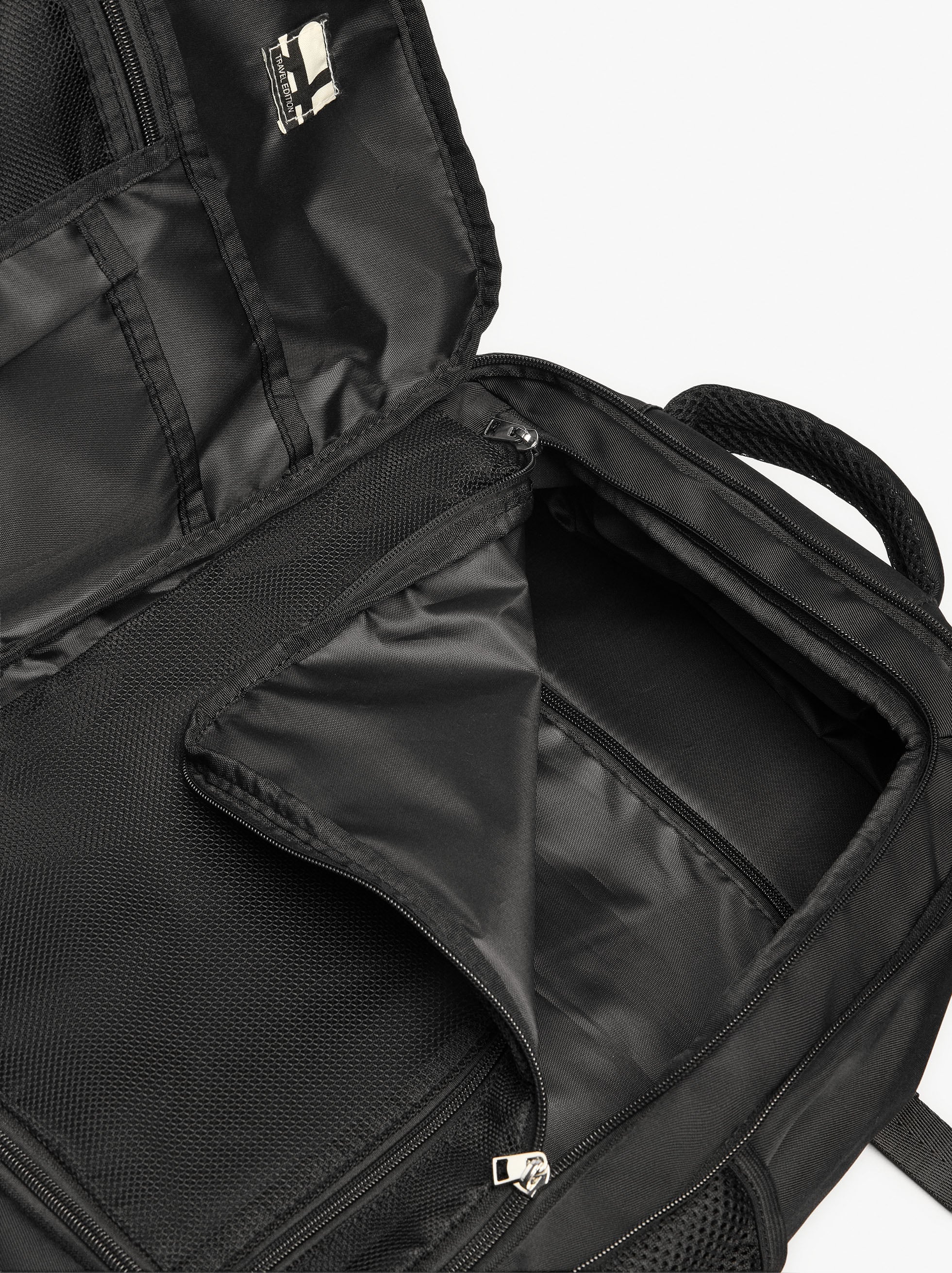 Mochila De Cabina Nylon Extensible Con Porta-Botella