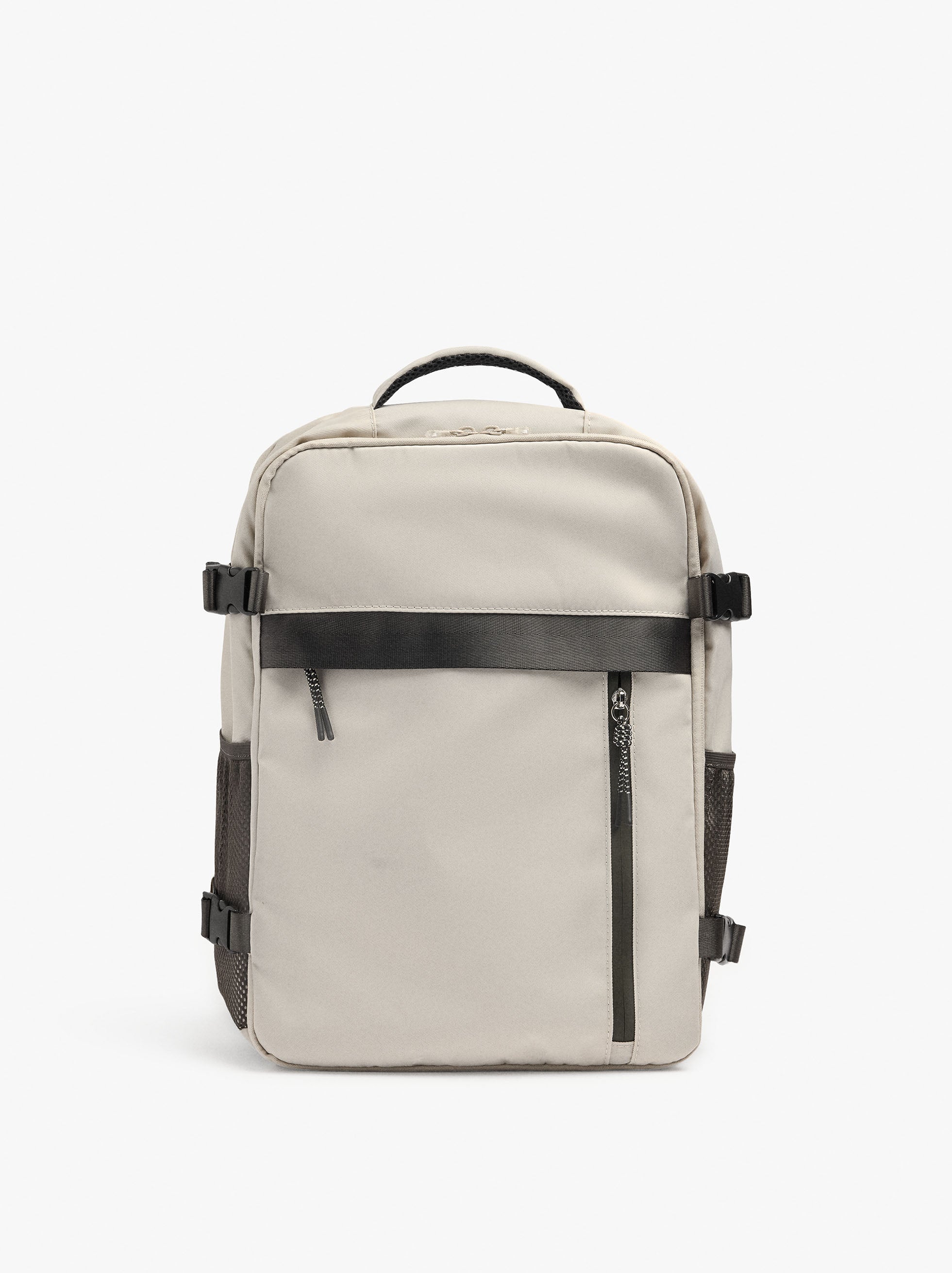 Mochila De Cabina Nylon Extensible Con Porta-Botella