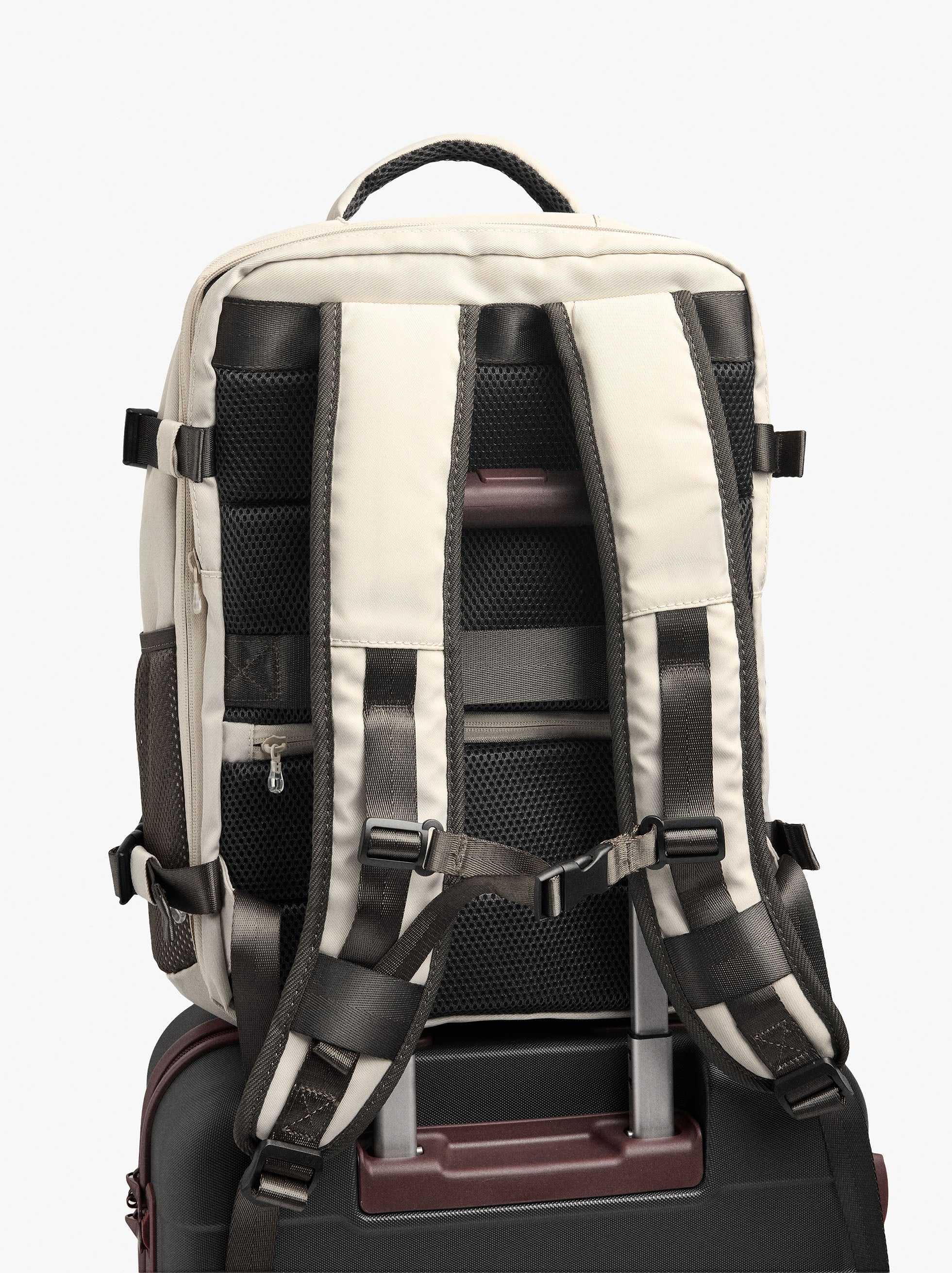 Mochila De Cabina Nylon Extensible Con Porta-Botella