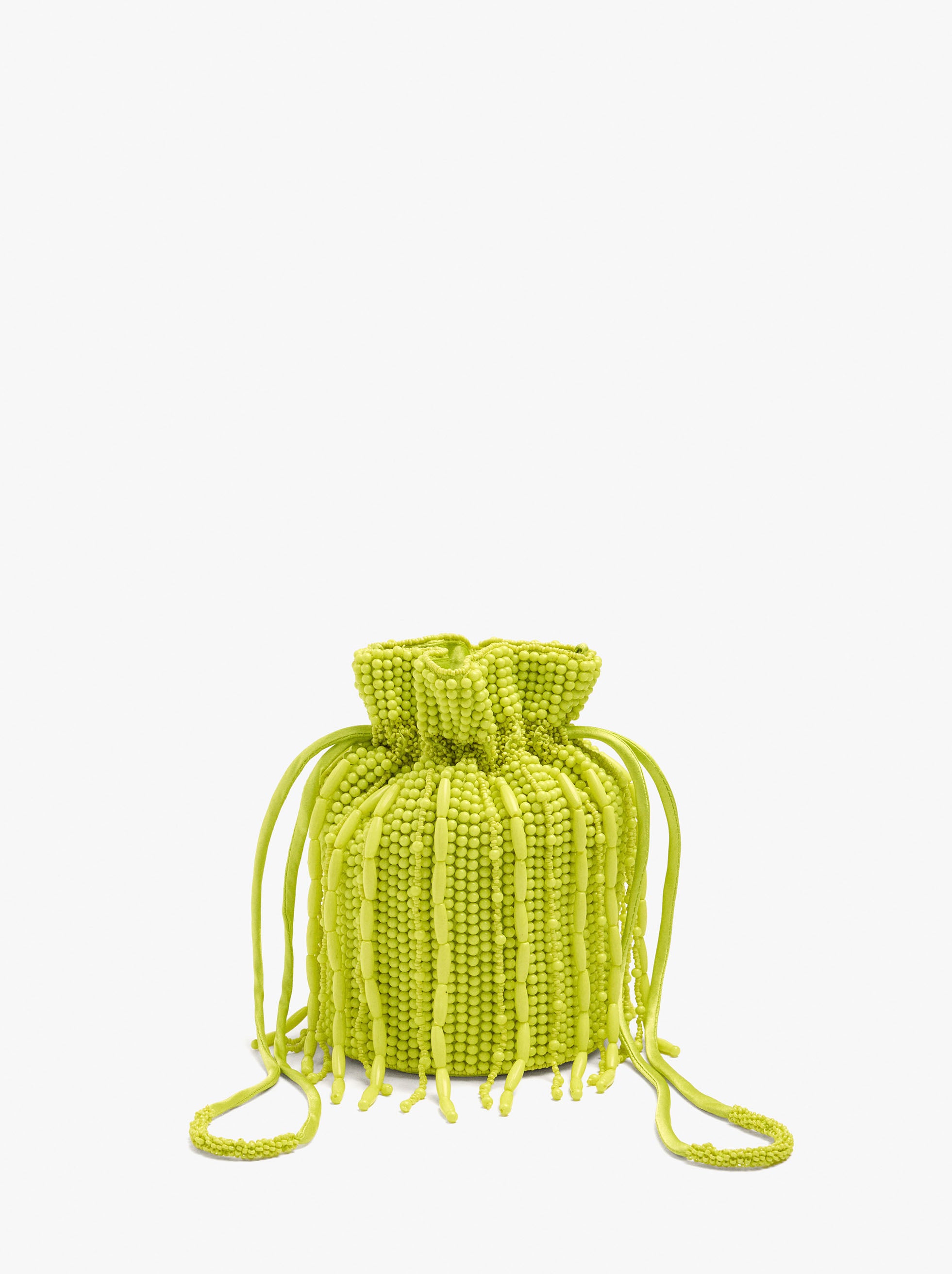 Bolso De Fiesta De Cuentas Y Flecos