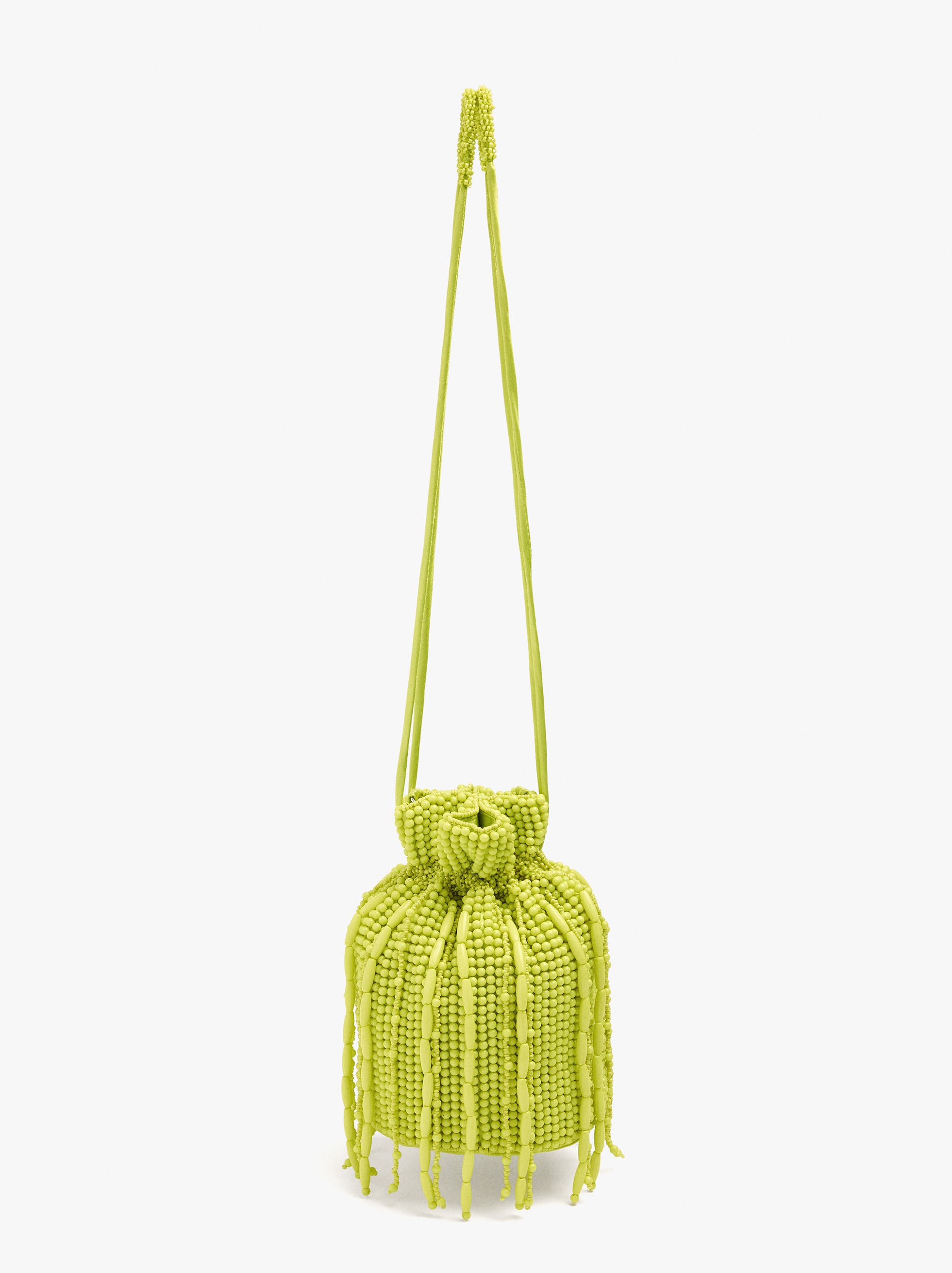 Bolso De Fiesta De Cuentas Y Flecos