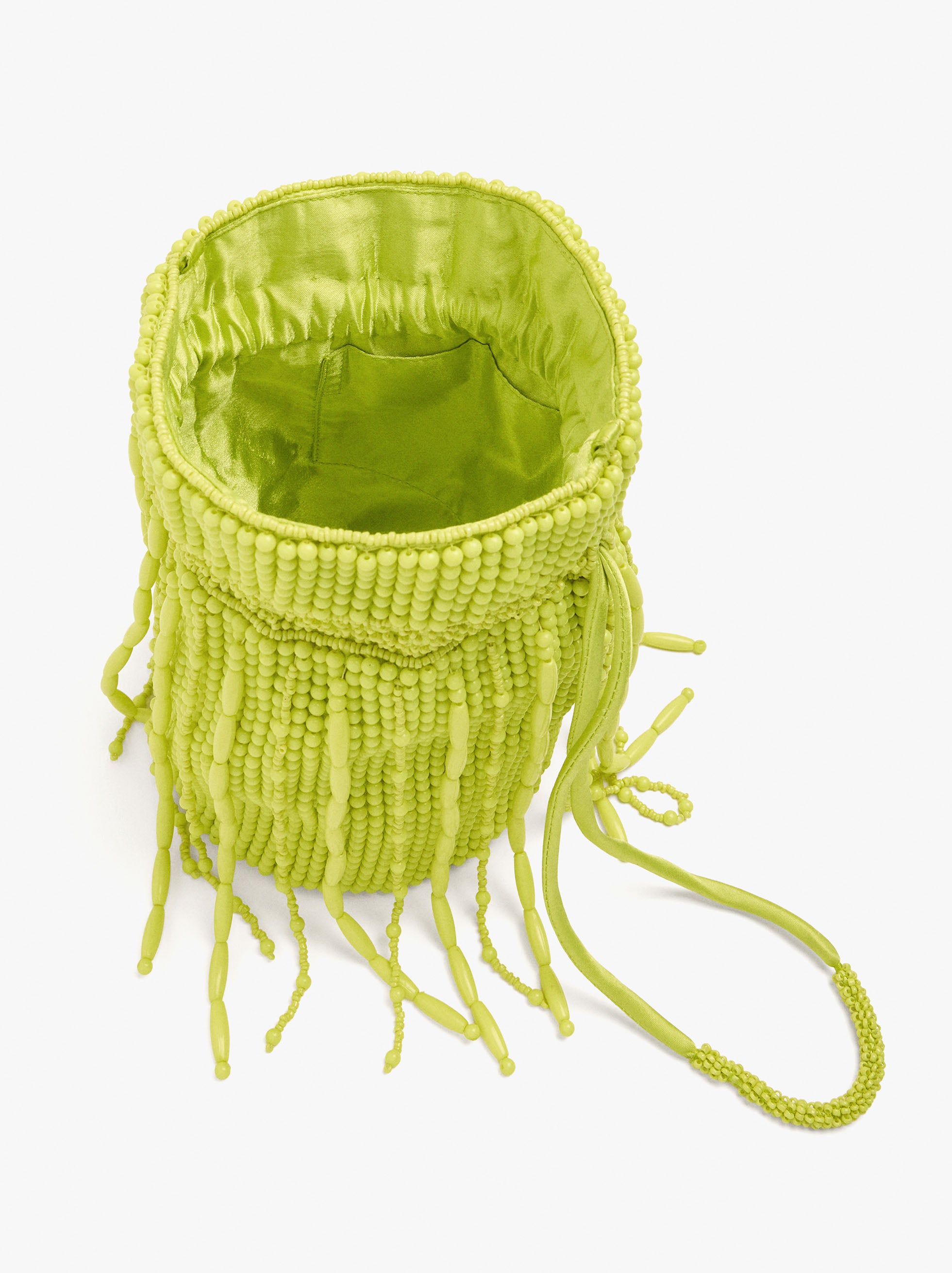 Bolso De Fiesta De Cuentas Y Flecos
