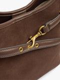 Bolso De Hombro Detalles De Piel Con Cinturón