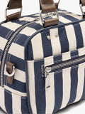 Bolso Bowling A Rayas Con Bandolera