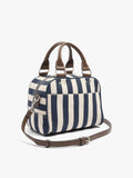 Bolso Bowling A Rayas Con Bandolera