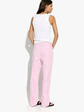 Pantalón Con Bordados 100% Algodón