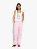 Pantalón Con Bordados 100% Algodón