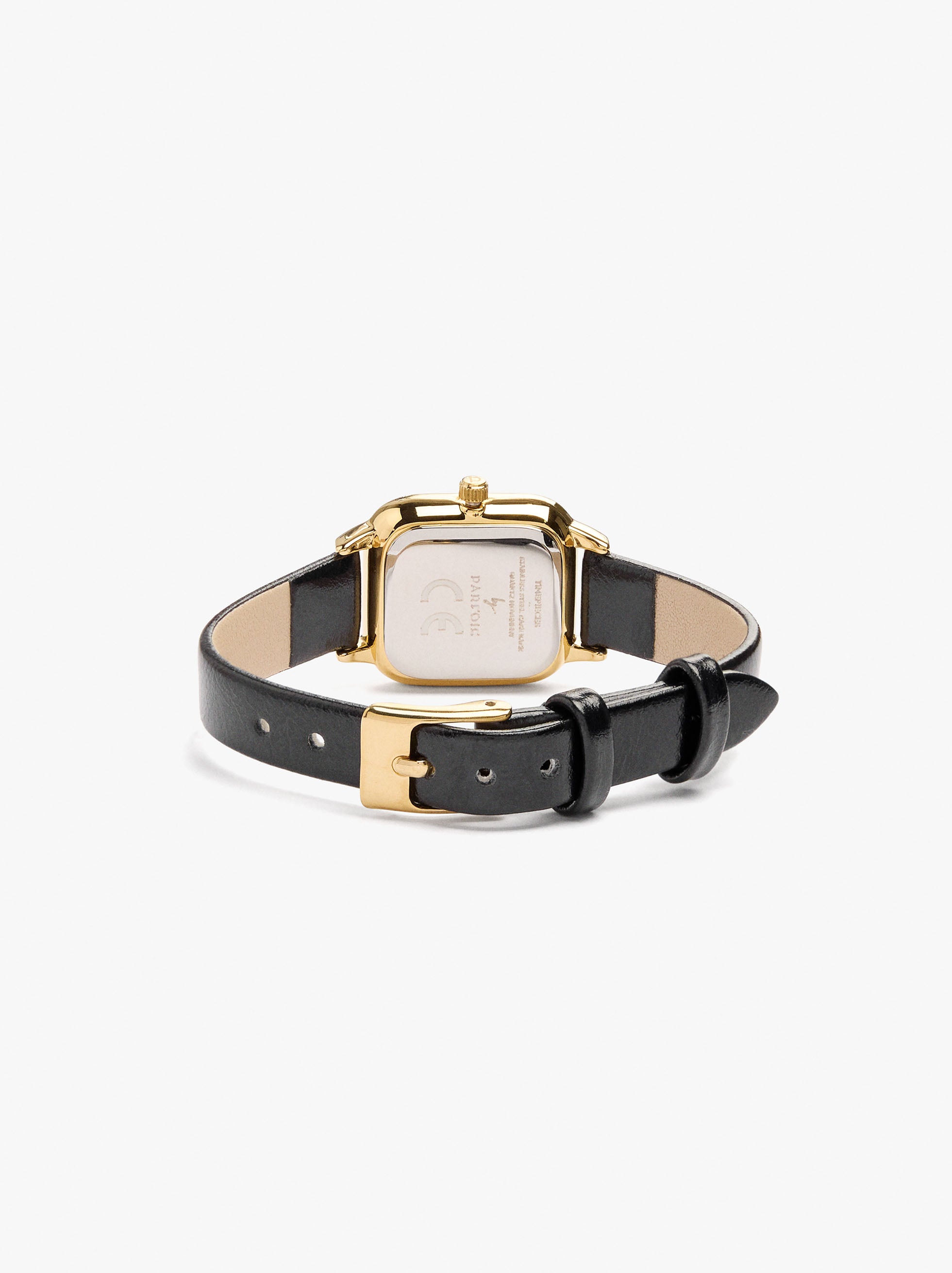 Reloj Cuadrado Pulsera Con Textura