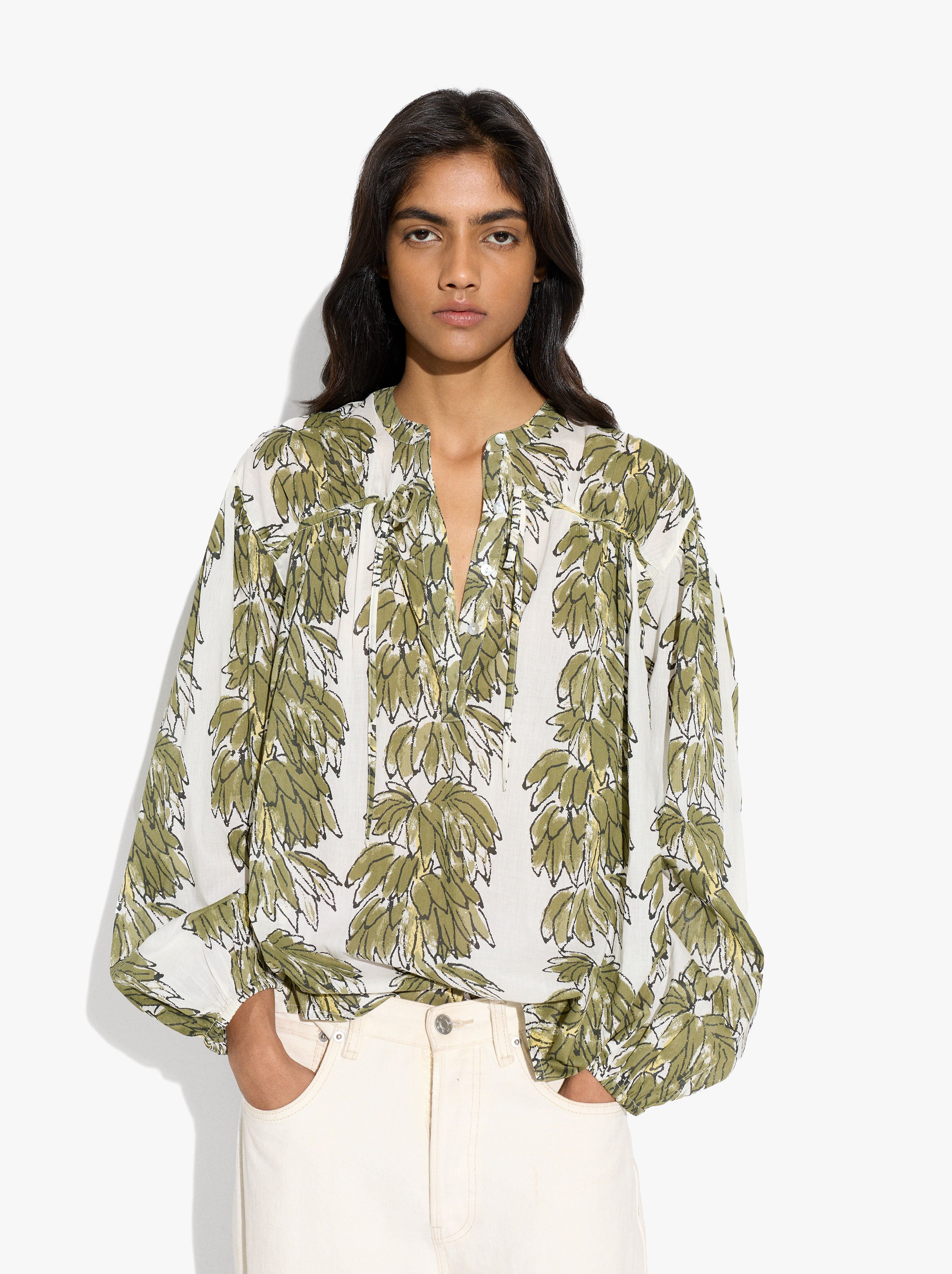 Blusa Estampada 100% Algodón