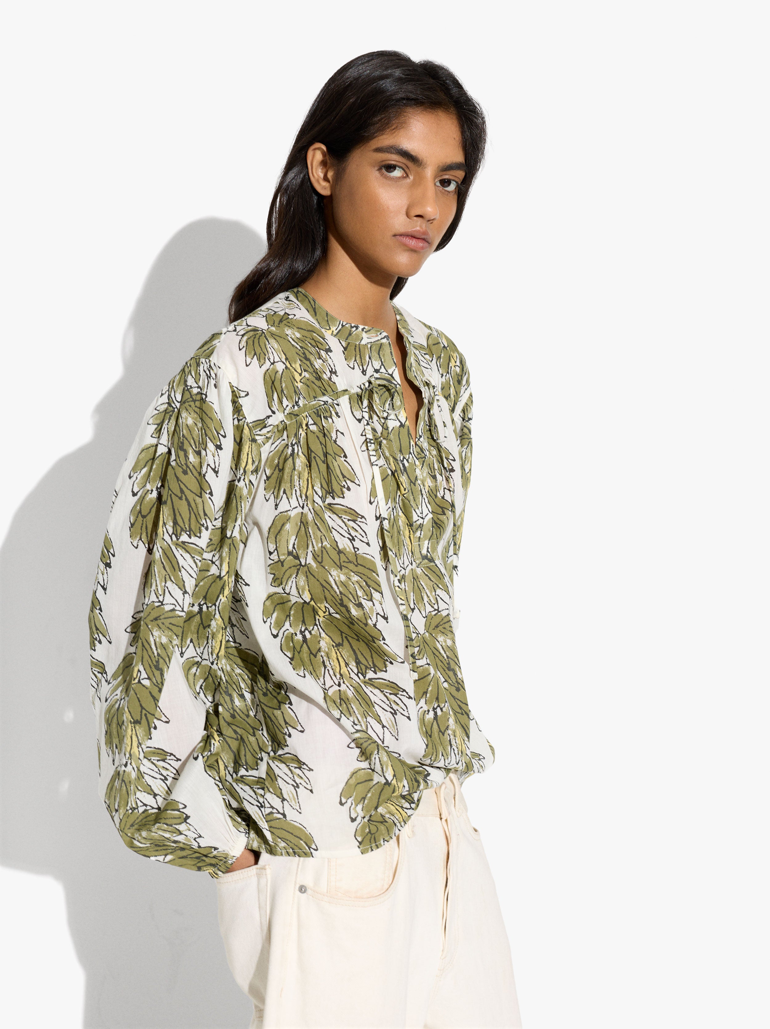 Blusa Estampada 100% Algodón