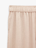 Pantalón A Rayas Con Cintura Elástica