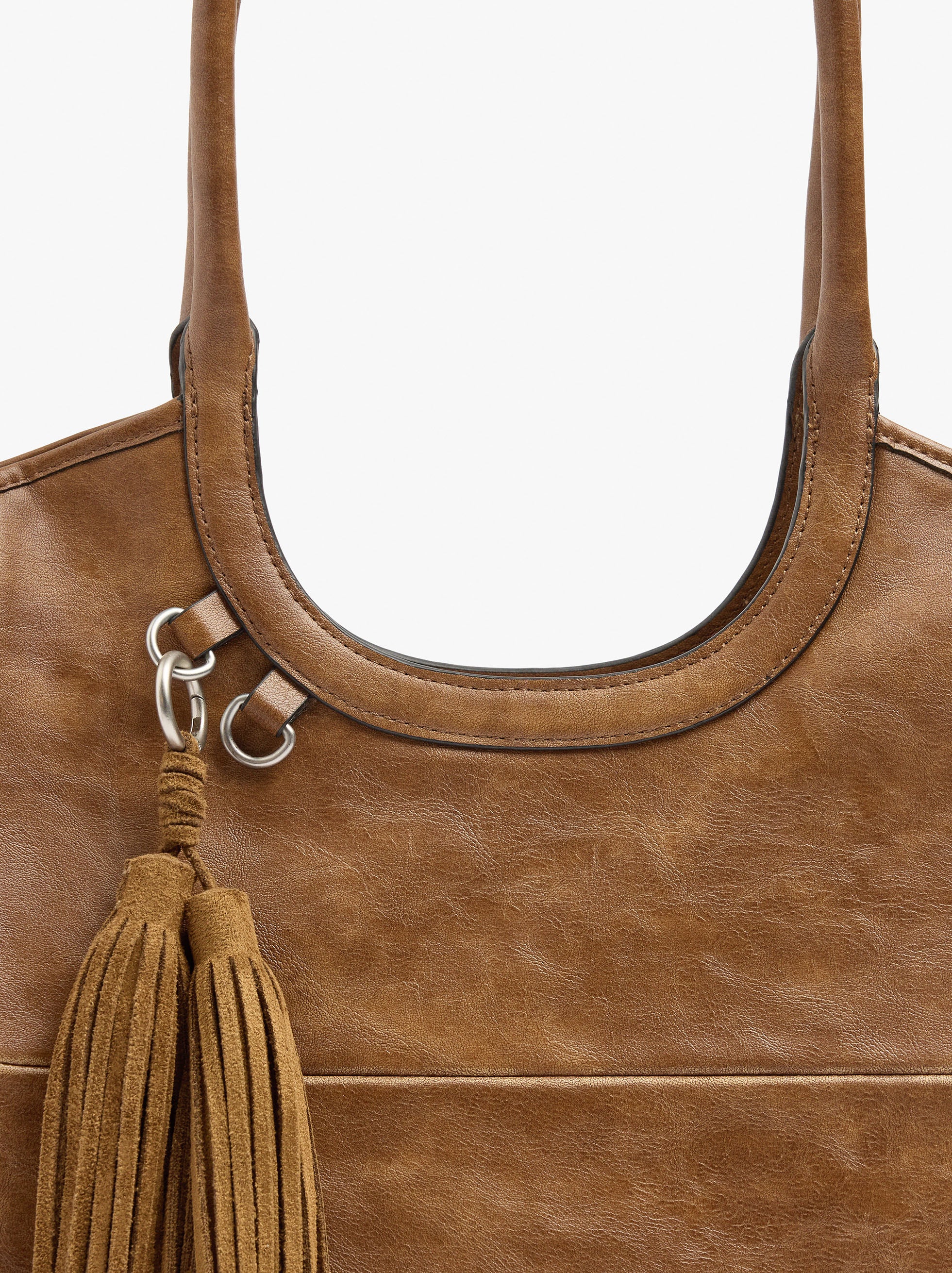 Bolso Shopper Con Bolsa Removible Y Colgante