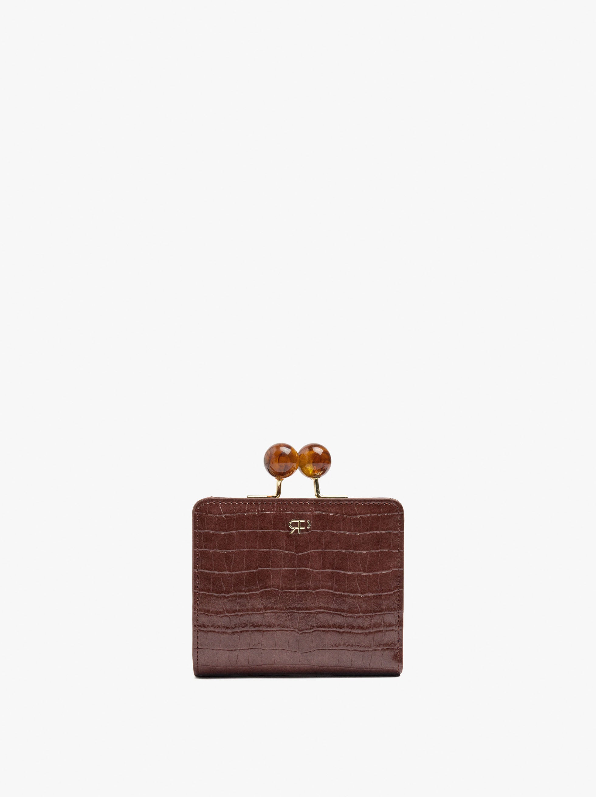 Cartera Con Grabado Animal Cierre De Boquilla