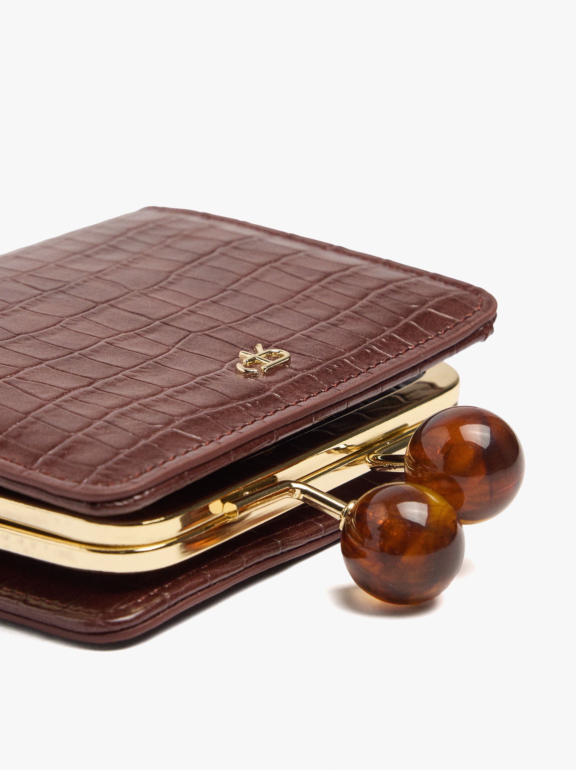 Cartera Con Grabado Animal Cierre De Boquilla