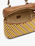 Bolso Tote Trenzado Con Bandolera