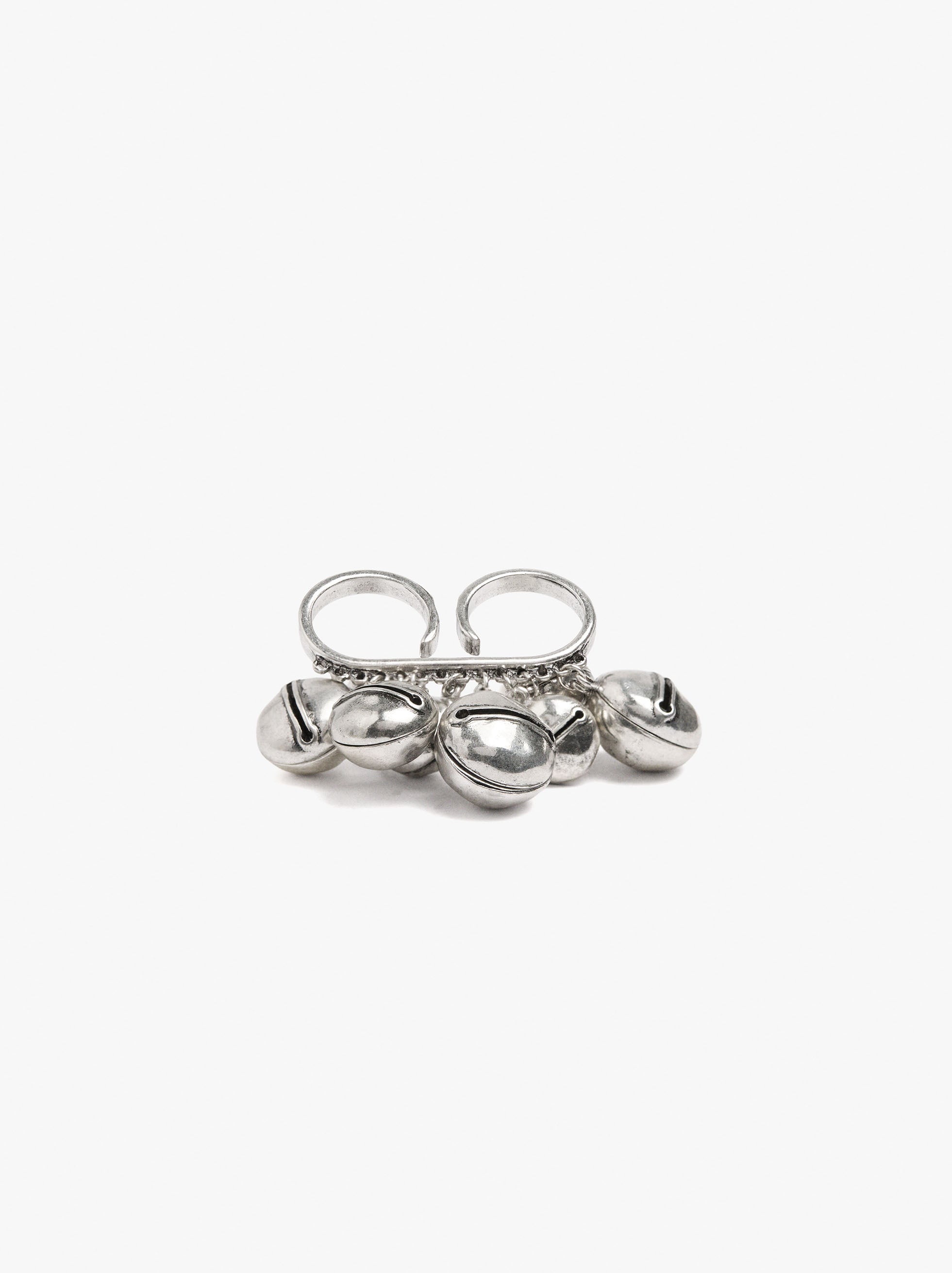 Anillo Doble Con Cascabeles