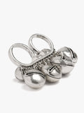 Anillo Doble Con Cascabeles
