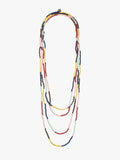 Multicollar De Abalorios De Vidrio Con Cascabel